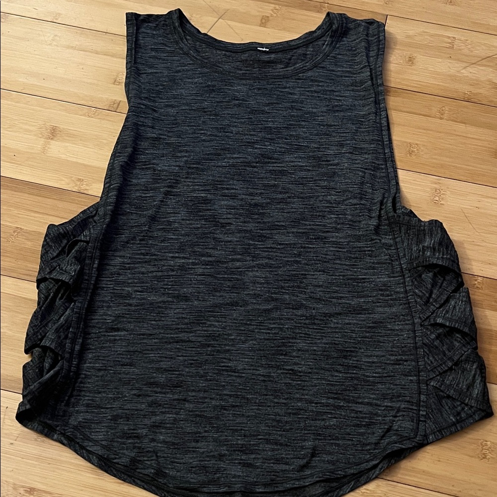 lululemon athletica Dark Gray Muscle Tee